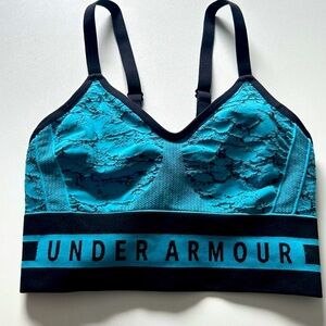Under Armour Gray Sports Bra!  Size L like new!